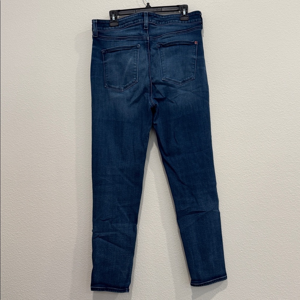 SPANX High-Rise Skinny Jeans in Dark Blue - Picture 3 of 3